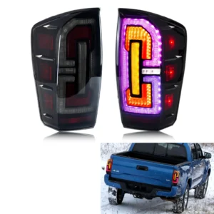 LED RGB Tail Lights for Toyota Tacoma 2016-2021 App Control Sequential Rear Lamp