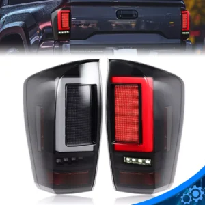 LED Rear Tail Lights Sequential Brake Lamp For Toyota Tacoma 2016-2023 Smoke