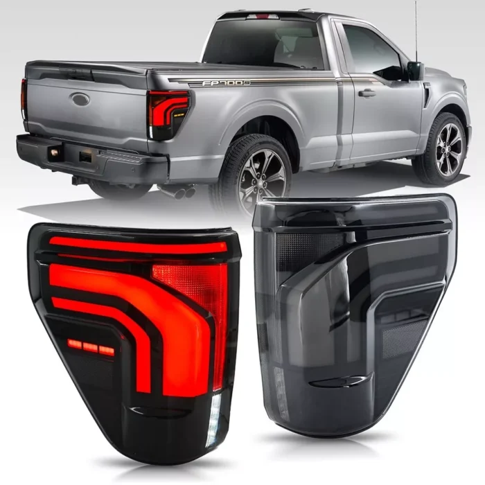 LED Tail Lights For 2024 2025 Ford F150 Brake Rear Lamps Dynamic with Blind Spot 2 LED Tail Lights For 2024 2025 Ford F150 Brake Rear Lamps Dynamic with Blind Spot 2