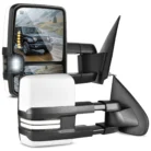 L+R Power Heated Tow Mirrors for 2014- 2018 Silverado Sierra 1500 w: LED Signal