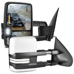 L+R Power Heated Tow Mirrors for 2014- 2018 Silverado Sierra 1500 w/ LED Signal