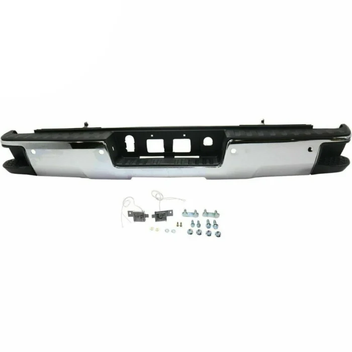 Labwork Chrome Rear Bumper Assembly For Silverado Sierra 1500 2014-2018 W: Park