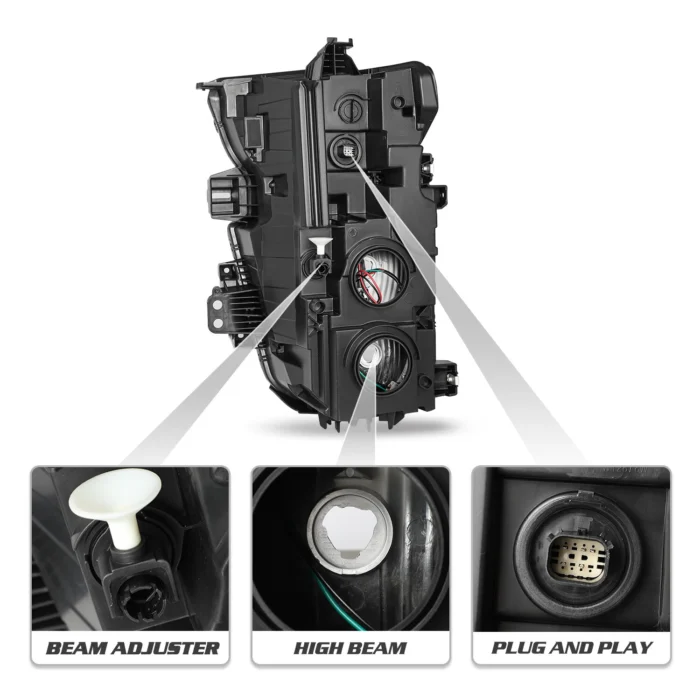 Pair Halogen Headlights For 2020-2023 Chevy Silverado 2500HD 3500HD Headlamp L&R 2 Pair Halogen Headlights For 2020-2023 Chevy Silverado 2500HD 3500HD Headlamp L&R 2