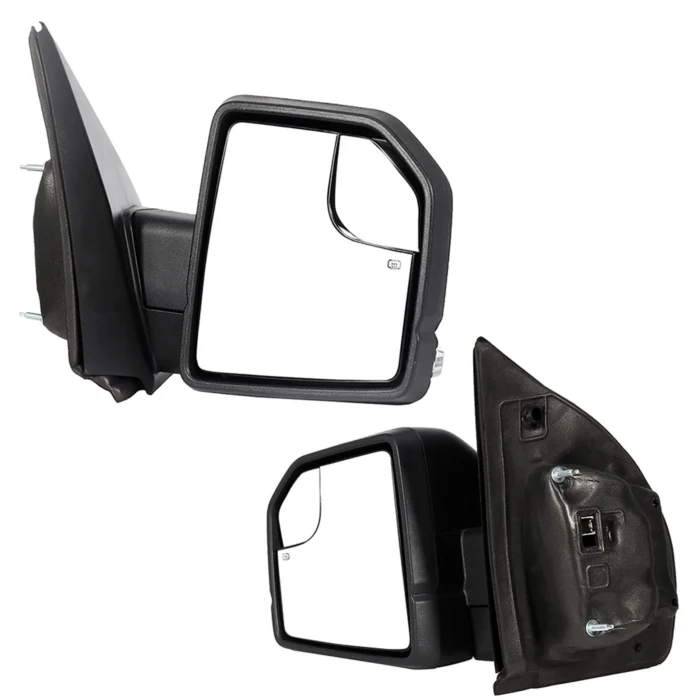 Pair Side Mirrors For 2015-2020 Ford F150 F-150 Power Heated Turn Signal Light