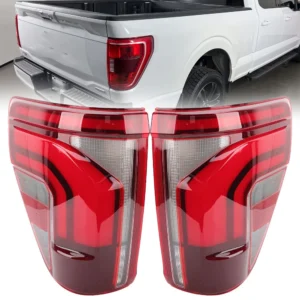 Pair Tail Light For Ford F150 XLT 2021-2023 Incandescent Upgrade 2024-LED Style