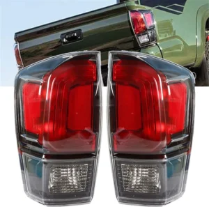 Pair Tail Lights Brake Lamp Turn Signal For 2016-2023 Toyota Tacoma TRD Black