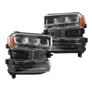 Passenger&Driver Side For Chevy Silverado 1500 2019-20 2021 Headlights Headlamps