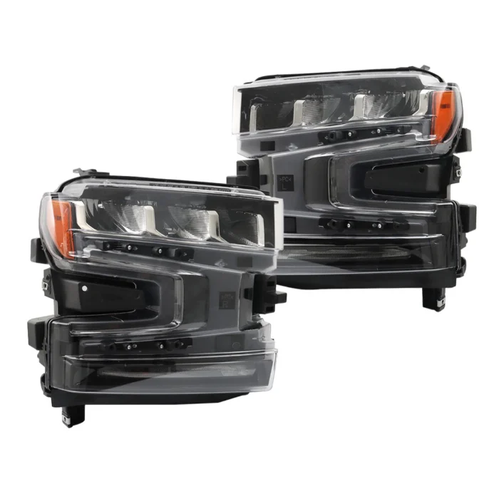 Passenger&Driver Side For Chevy Silverado 1500 2019-20 2021 Headlights Headlamps Passenger&Driver Side For Chevy Silverado 1500 2019-20 2021 Headlights Headlamps
