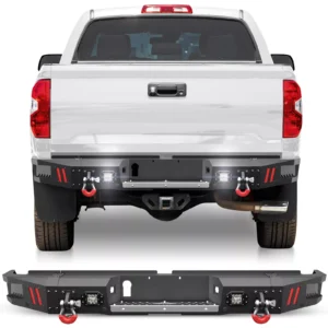 Rear Bumper For Toyota Tundra 2014-2021 With Winch Plate & LED Lights