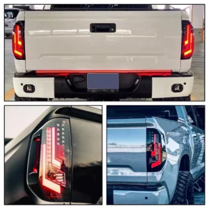 LED For 2014-2021 Toyota Tundra Tail Lights Brake Rear Lamps Left+Right
