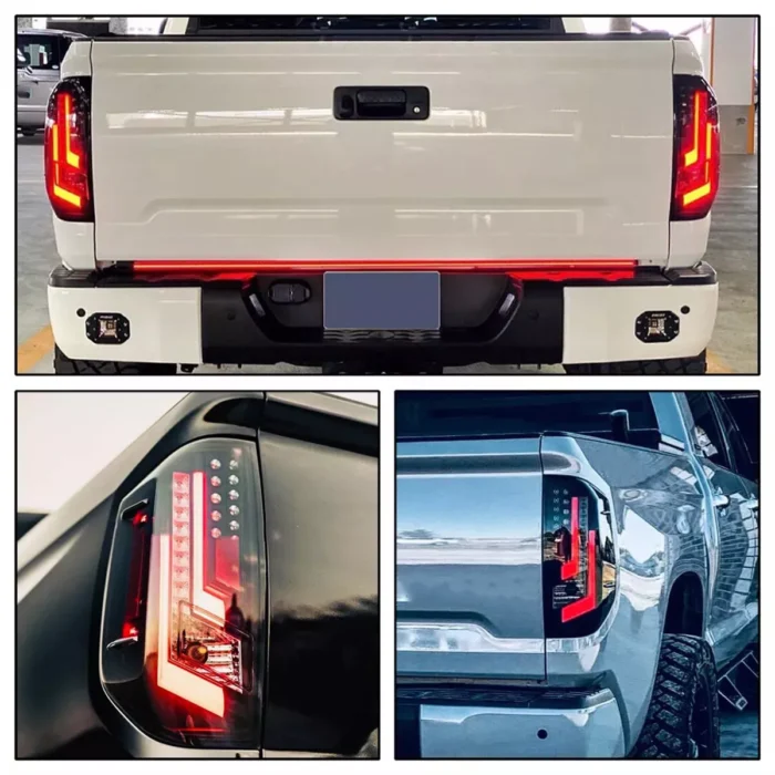 Smoke LED For 2014-2021 Toyota Tundra Tail Lights Brake Rear Lamps Left+Right Smoke LED For 2014-2021 Toyota Tundra Tail Lights Brake Rear Lamps Left+Right