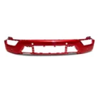Steel Rapid Red Front Bumper Face Bar W: 4 Holes For 2021-2023 Ford F-150 F150 2