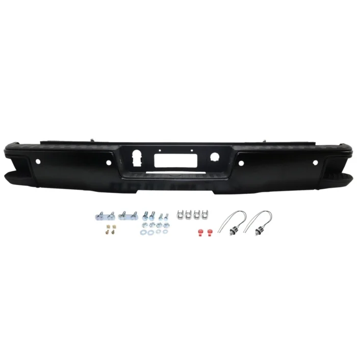 Step Bumper For GMC Sierra 1500 2014-2018 Rear w: Corner Step w: Park Assist PTM Step Bumper For GMC Sierra 1500 2014-2018 Rear w: Corner Step w: Park Assist PTM