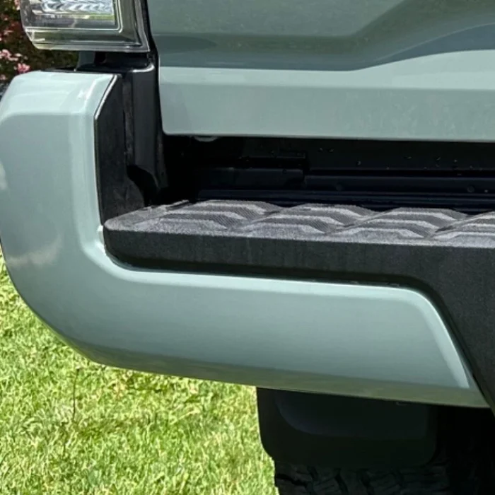 Tacoma Painted 6X3 Lunar Rock Driver Rear Bumper End Cap LH 16-23 W:O Sensor Tacoma Painted 6X3 Lunar Rock Driver Rear Bumper End Cap LH 16-23 W:O Sensor