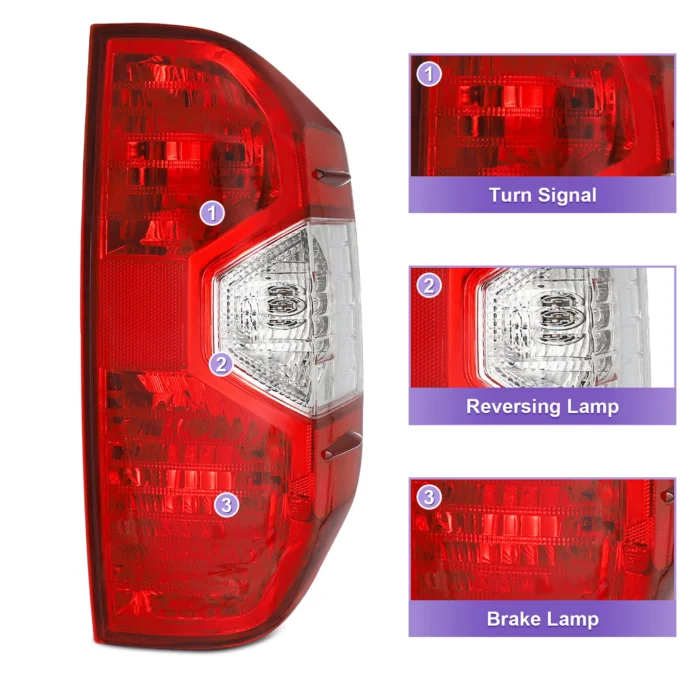 Tail Lights Brake Lamps Fit For 2014-2021 Toyota Tundra Left+Right Sides 2