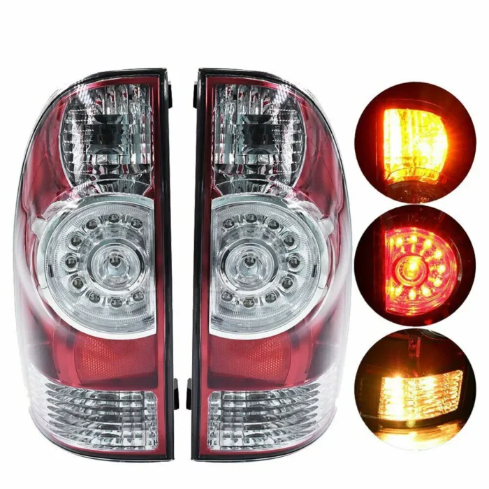 Tail Lights Left+Right Rear LED Brake Lamps Fit For Toyota Tacoma 2005-2015 New Tail Lights Left+Right Rear LED Brake Lamps Fit For Toyota Tacoma 2005-2015 New
