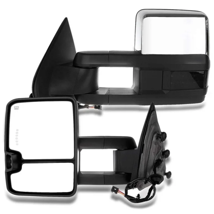 Tow Mirrors Fit for 2014-2018 for Chevy Silverado for GMC Sierra 1500
