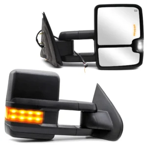Tow Mirrors for 2014-2018 Chevy Silverado Sierra 1500 2500HD 3500HD Power Heated