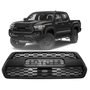 Toyota Tacoma SR SR5 TRD 2016-2022 Front Bumper Grille Hood Grill Mat Black