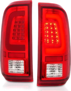 Fit 2008-2016 Ford F250 F350 F450 SD SuperDuty C Shape LED Red Tail Lights Lamps