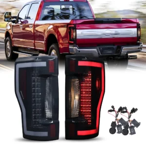 LED Sequential Smoke Tail Lights For 2017-2022 Ford F-250 F-350 F-450 Super Duty